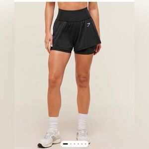 Gymshark Vital Seamless 2-in-1 Black Shorts Women’s Small